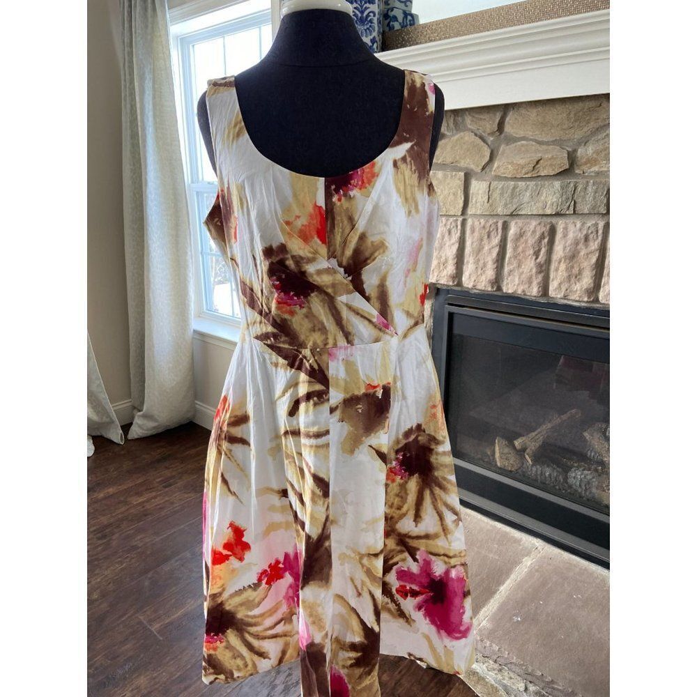Talbots Flowery Dress (Size 12)